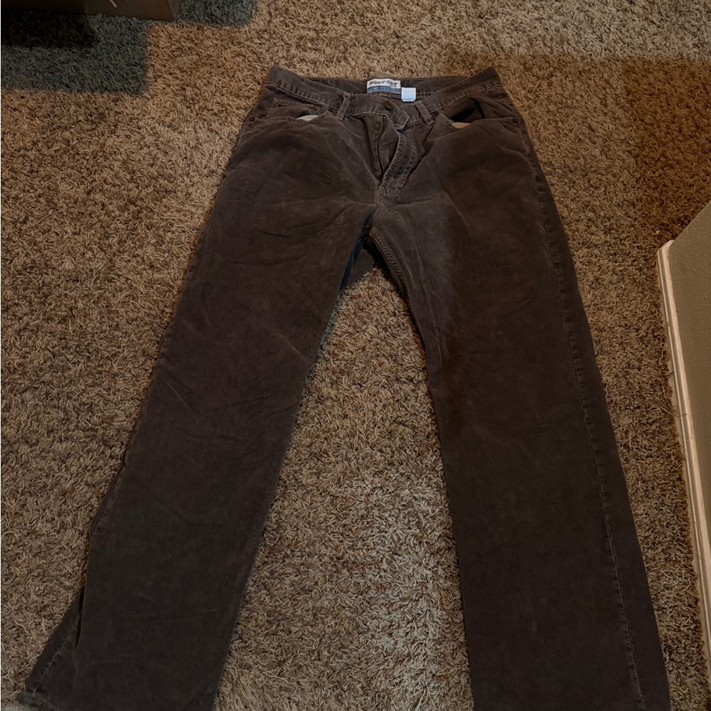 Old Navy Men's Dark Brown Corduroy Pants